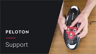 How to Attach Your Cleats  Peloton Support [upl. by Raul128]