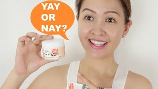 SANA Nameraka Isoflavone Facial Cream  Review [upl. by Lucias519]