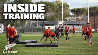 EXCLUSIVE Inside All Blacks Training Rome [upl. by Siegel]