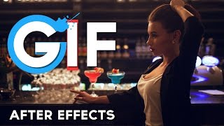 Como Hacer un Gif en After Effects Tutorial [upl. by Iuq]