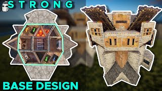 STRONG SoloDuoTrio Base Design  Rust Base Building 2021 [upl. by Ahsiemat15]