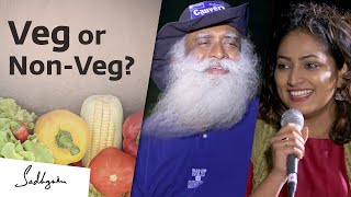 Is Eating NonVegetarian Food Ethically Wrong – Hariprriya Asks Sadhguru [upl. by Ttelrats]