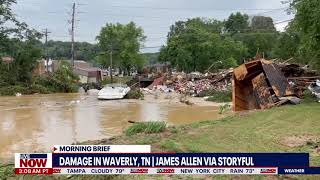 Boone North Carolina Neighborhoods Under Water After Flash Flooding [upl. by Itirp]