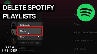 How To Delete A Playlist On Spotify [upl. by Nednarb]