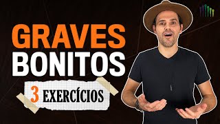 Como cantar com a VOZ GRAVE cheia e bonita  3 exercícios [upl. by Anissej]