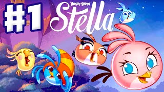 Angry Birds Stella  Gameplay Walkthrough Part 1  Branch Out 3 Stars Stella iOS Android [upl. by Zobias]