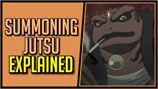 Explaining the Summoning Jutsu [upl. by Egdamlat]