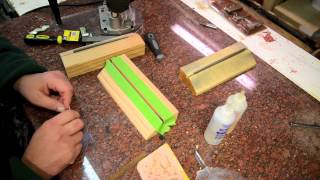 DIY fret file for fretting luthier custom tools for guitar building [upl. by Omolhs]