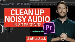 How To Clean Up Noisy Audio In Under A Minute  Video Editing Tutorials [upl. by Cod]