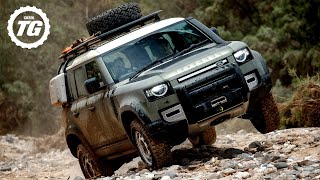 FIRST DRIVE New Land Rover Defender Review 4K  Top Gear [upl. by Hank289]