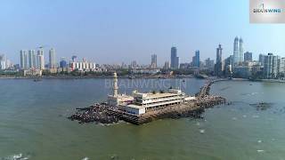 Haji Ali Dargah  Mumbai Drone Footage 4K [upl. by Relluf314]