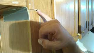 Cutting in cabinets for refrigerator pt1 [upl. by Waterer725]