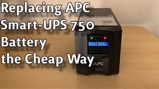 How to Replace Battery APC Smart UPS 750 [upl. by Clayborne]