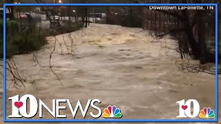 Flash flooding strikes East Tennessee [upl. by Poock]