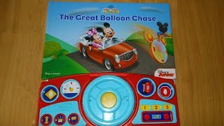 PlayaSound Mickey Mouse Clubhouse The Great Balloon Chase book [upl. by Erida959]