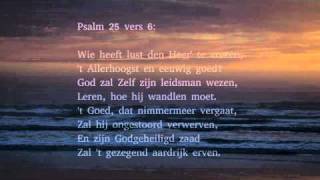 Psalm 25 vers 2 6 en 10  Heer ai maak mij Uwe wegen [upl. by Ahsieka]