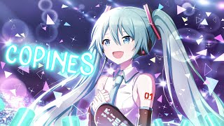 Nightcore  Copines Lyrics AYA NAKAMURA [upl. by Teodoro]