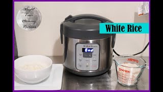 White Rice  INSTANT ZEST RICE AND GRAIN COOKER [upl. by Roch]