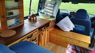 Beautiful 2002 Fiat Doblo Micro camper van natural wood conversion [upl. by Abott]