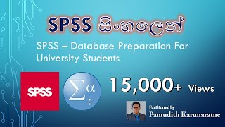 SPSS Database Preparation  Sinhala  SPSS Database හදන හැටි සිංහලෙන් [upl. by Ainitsirk]