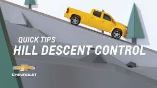 Quick Tips How Does Hill Descent Control Help When On The Road  Chevrolet [upl. by Hars992]