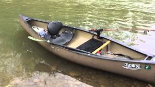 Old Town Pack Angler Canoe on the Bourbeuse River [upl. by Celestia419]