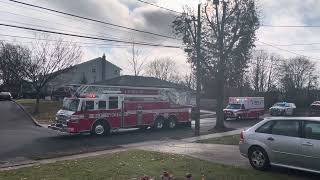 Farmingdale Fire Department Santa Run 2023 [upl. by Chiquia264]