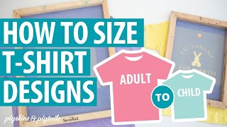 How To Size Your TShirt Designs and Accurately Place Your Screen [upl. by Essirahc]