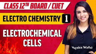 ElectroChemistry 01  Electrochemical Cells  Class 12thCUET [upl. by Norrehc]