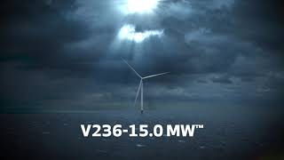 Vestas offshore wind turbine V236150 MW™ [upl. by Allehc]