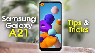 Samsung Galaxy A21 Tips and Tricks H2techvideos [upl. by Mechling351]