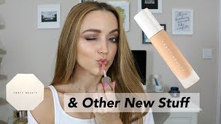 FENTY Foundation Wear Test on DRY Skin  GRWM [upl. by Eelanej]