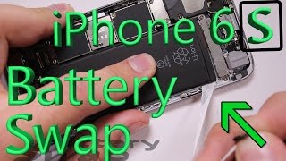 iPhone 6S Battery Replacement in 3 minutes Easy Method [upl. by Cohla547]