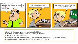 Grade 7  Afrikaans  13 July 2020  Visuele geletterdheid [upl. by Hteb]