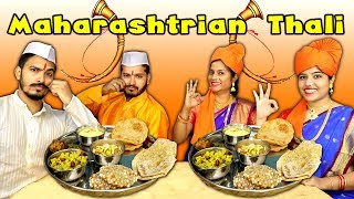 Maharashtrian Thali Challenge  Cultural Food Competition [upl. by Adria]