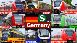 S Bahn  Commuter trains in Germany [upl. by Pavlish]