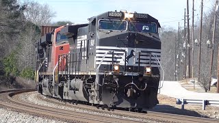 1y 30 Trains in 12 Hours Part 12 Railfanning Austell  Mableton GA 01302016 ©mbmars01 [upl. by Novick197]