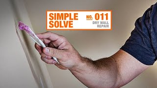 How to Fix Small Holes in Drywall  The Home Depot Canada [upl. by Kamat]