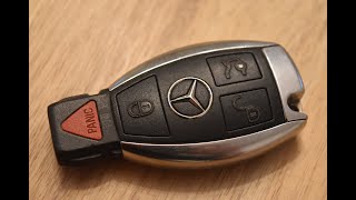 Mercedes Benz key fob battery replacement  EASY DIY [upl. by Kleiman]