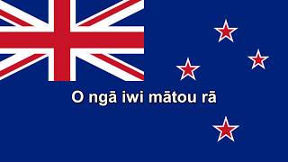 National Anthems New Zealand Aotearoa  Short version  Lyrics  Translation [upl. by Afesoj]