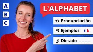 El Abecedario  El Alfabeto Francés Y Su Pronunciación 🇫🇷 Ejemplos  Dictado [upl. by Del186]