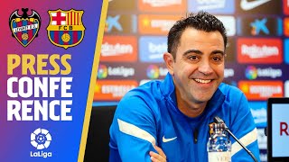 🔴 LIVESTREAM XAVI PRESS CONFERENCE LEVANTE  BARÇA [upl. by Ledah]