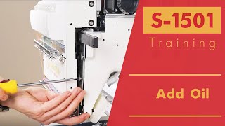 Smartstitch Embroidery Machine S1501 Maintenance Add Oil [upl. by Nobel146]