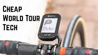 Reviewing the CHEAPEST World Tour GPS  Bryton Rider 420 Review [upl. by Wilonah393]