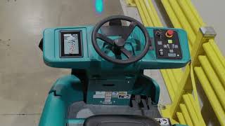 T16AMR RideOn Robotic Scrubber  Demonstration  Tennant Company [upl. by Anelegna]