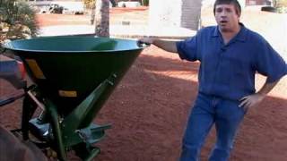 How To Agrex Fertilizer Spreader PTO Driven 3Point Hitch [upl. by Attoynek]