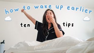 how to wake up earlier WITHOUT feeling miserable [upl. by Vogel]