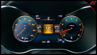 2021 GLC300 Head Up Display  Mercedes Benz How to [upl. by Llenahs]