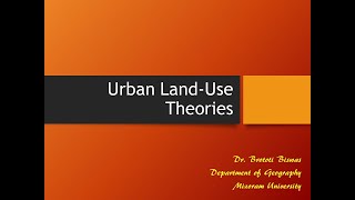 Urban Land UseUrban Morphology TheoriesModels  Part A [upl. by Reade823]