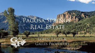 Video Tour of Pagosa Springs Colorado Living in Pagosa Springs Drive Thru Pagosa Springs [upl. by Aniteb]